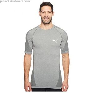 Men’s Puma evoKNIT t-shirt heather grey